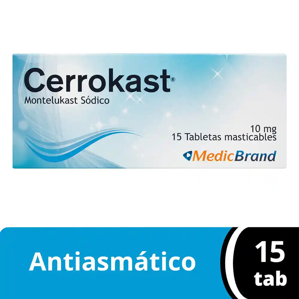 Cerrokast Tabletas Masticables (10 mg) 