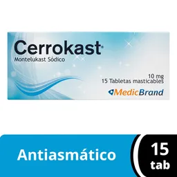 Cerrokast Tabletas Masticables (10 mg) 