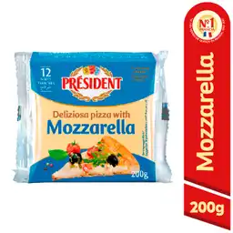 President Queso Mozzarella Tajado