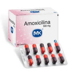 MK Amoxicilina Antibiótico (500 mg) Cápsulas