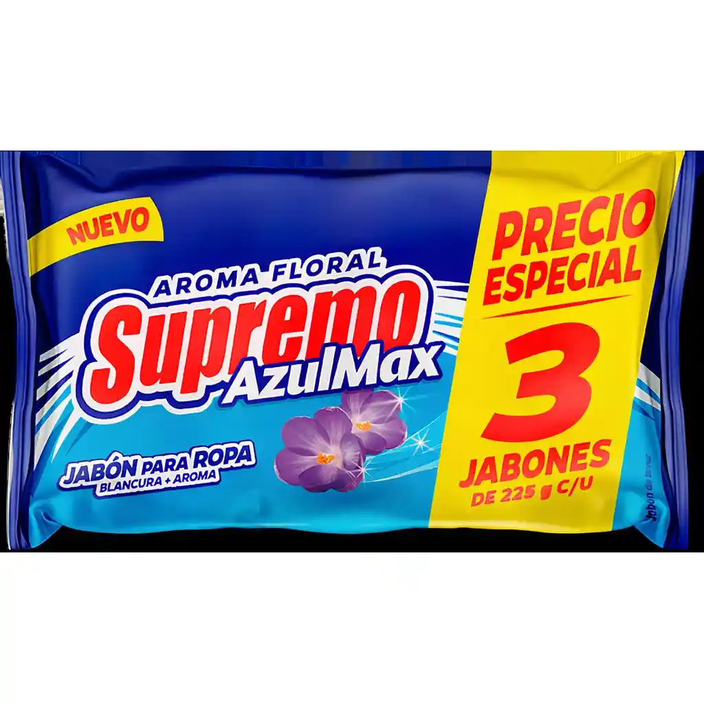 Supremo Jabón para Ropa Azul Max