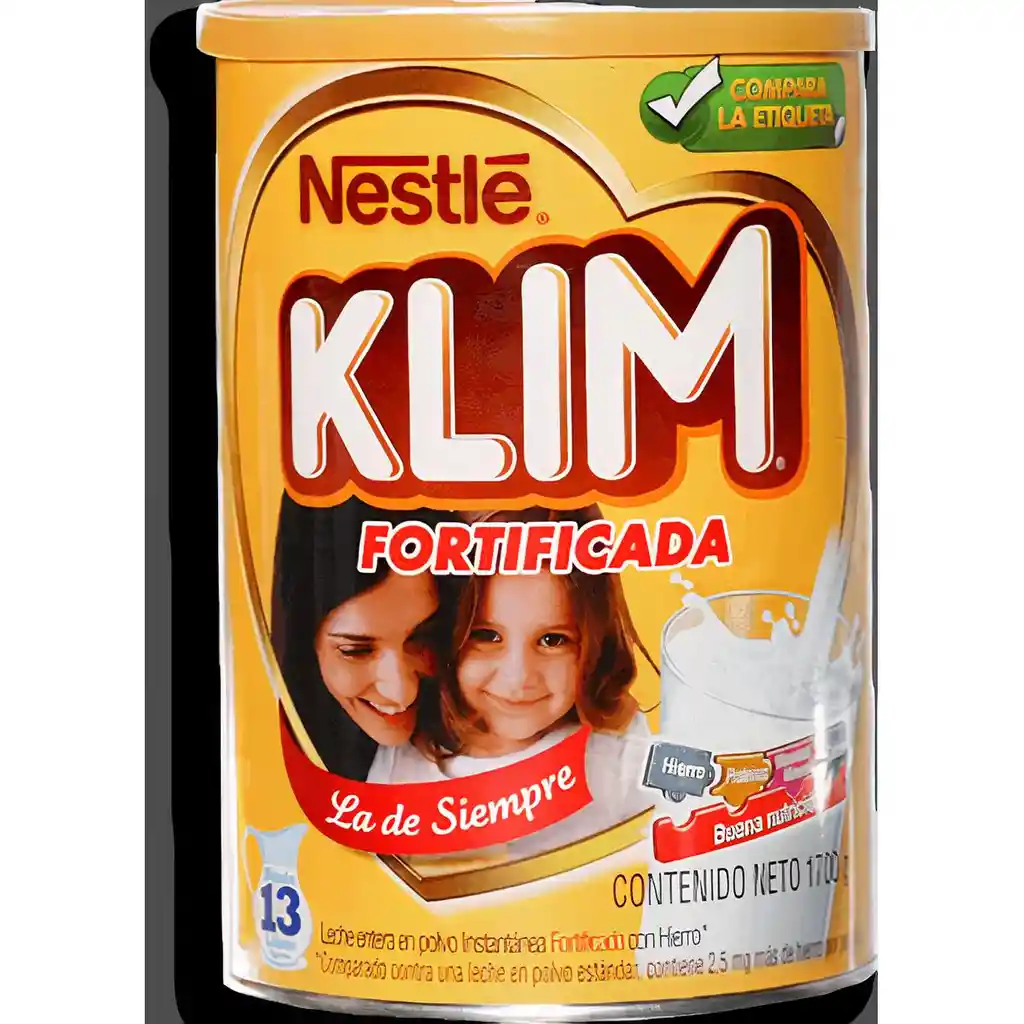 Klim Leche Entera En Polvo Fortificada