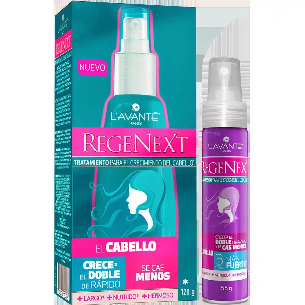 Regenext Tratamento Cabello + Spray Fuerte