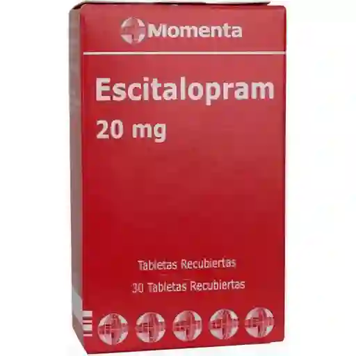 Escitalopram Eurofarma Colombia 20 Mg 30 Tabletas Momenta