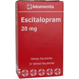 Escitalopram Eurofarma Colombia 20 Mg 30 Tabletas Momenta