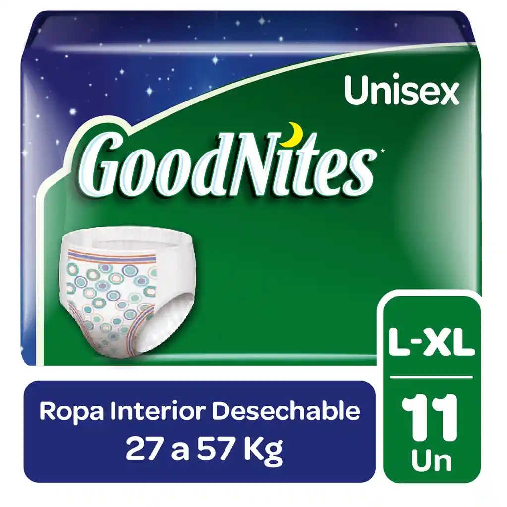 Good Nites Ropa Interior Unisex Desechable L-XL