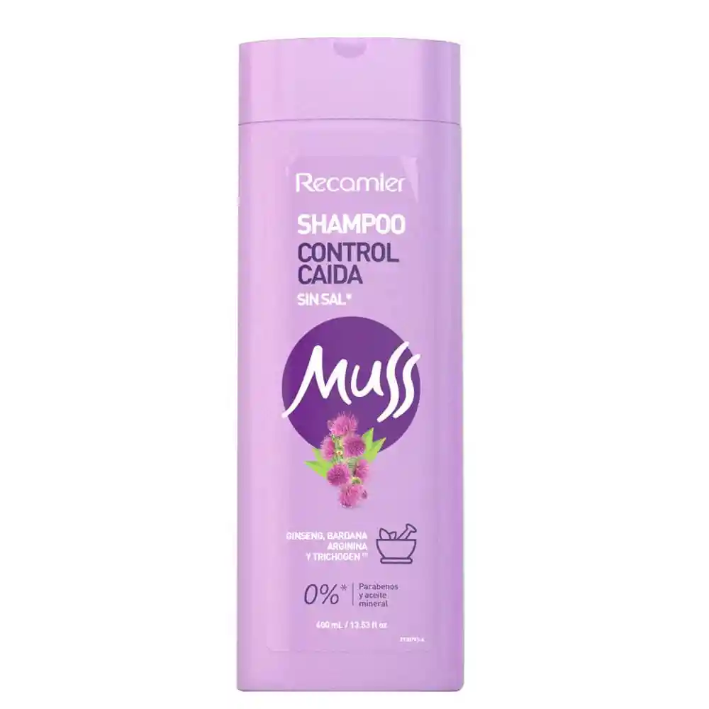 Muss Shampoo Control Caída sin Sal