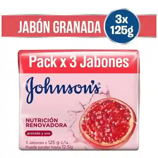 Johnsons Jabón en Barra Nutrición Renovadora de Granada y Uva