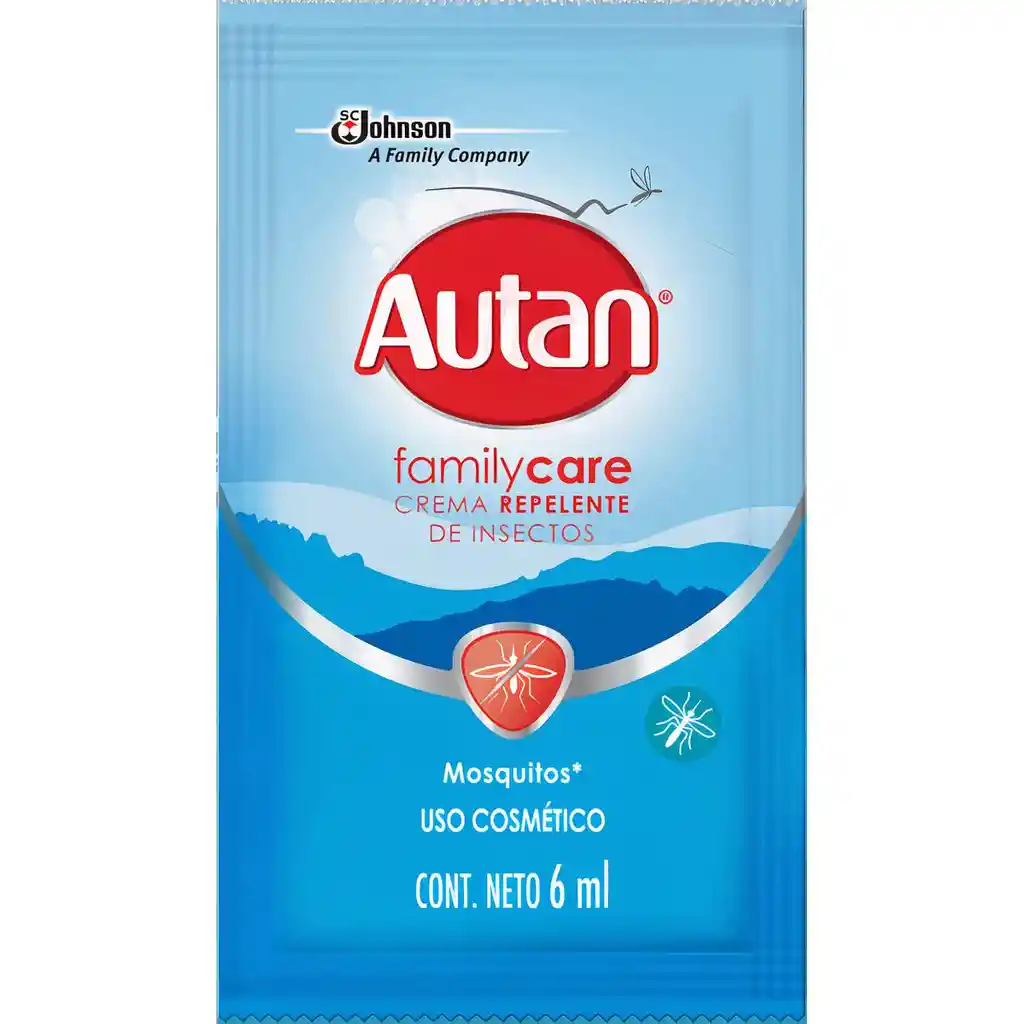 Autan Family Repelente Corporal De Insectos Crema Sachet 6Ml