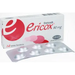 Ericox (90 mg) Tabletas Recubiertas