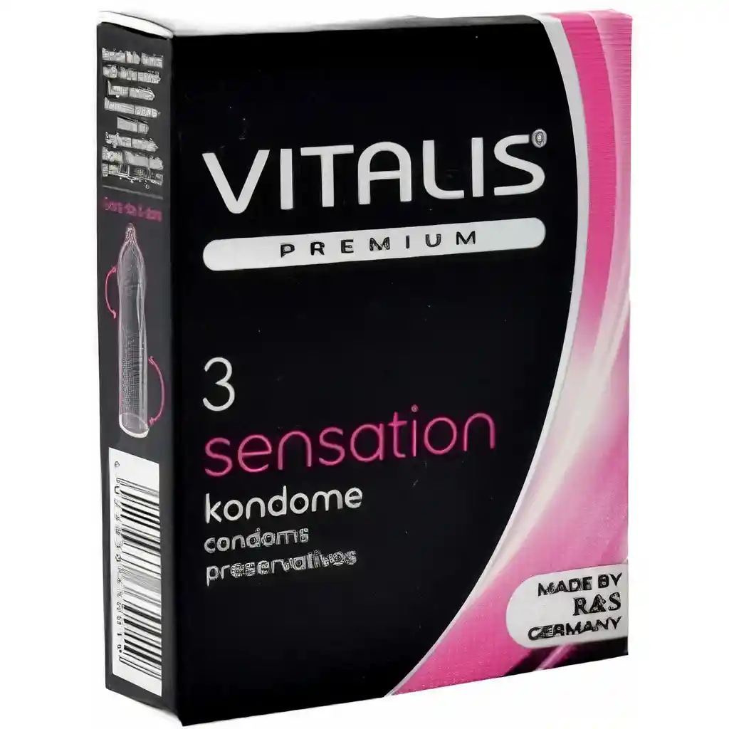 Vitalis Preservativos Sensation x 3 Unidades