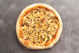 Pizza Personal de Pollo con Champiñones