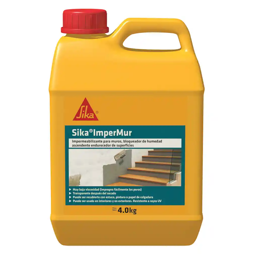 Sika Imper Mur Barrera impermeabilizante para humedad en muro 4k