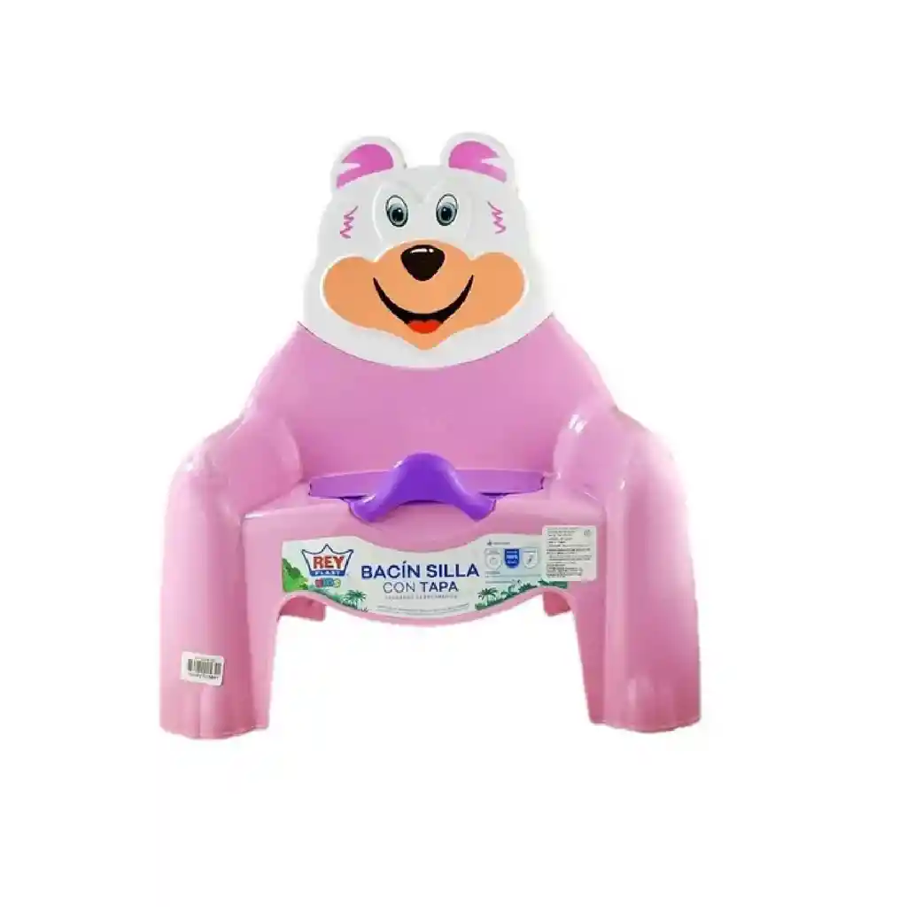 bacinilla para bebe entrenamiento oso rosa