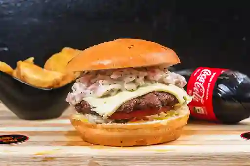 Combo Hamburguesa Carbonara