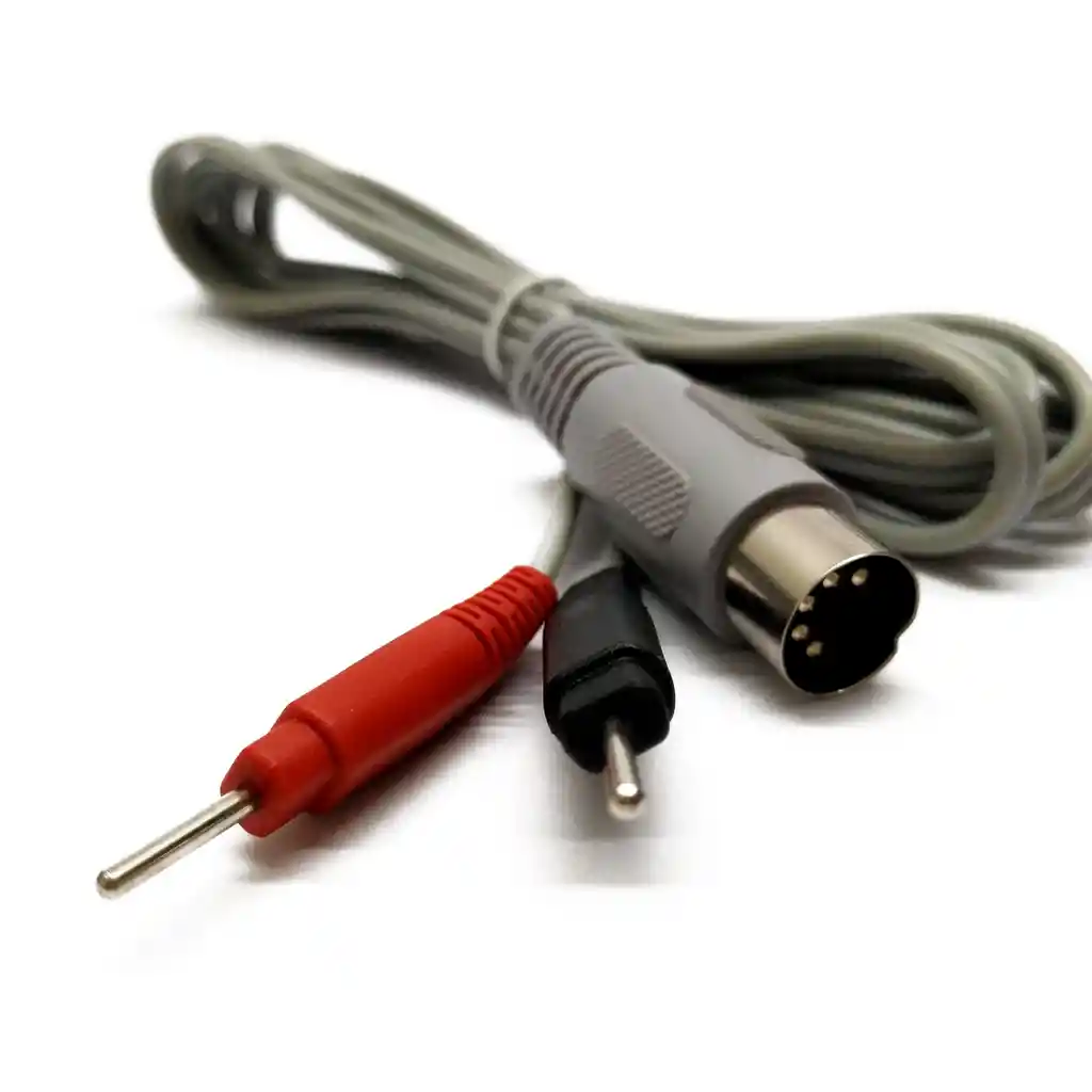 2 Cables Para Electroestimulación O Gimnasia Pasiva