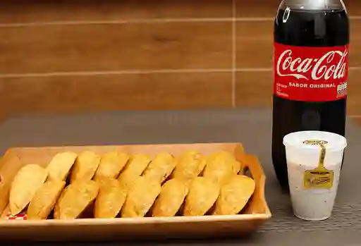 Combo Familiar de Maíz con Coca-Cola Original 3L.