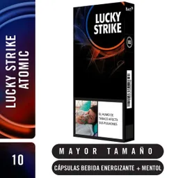 Lucky Strike Cigarillos Atomic Energizante + Mentol