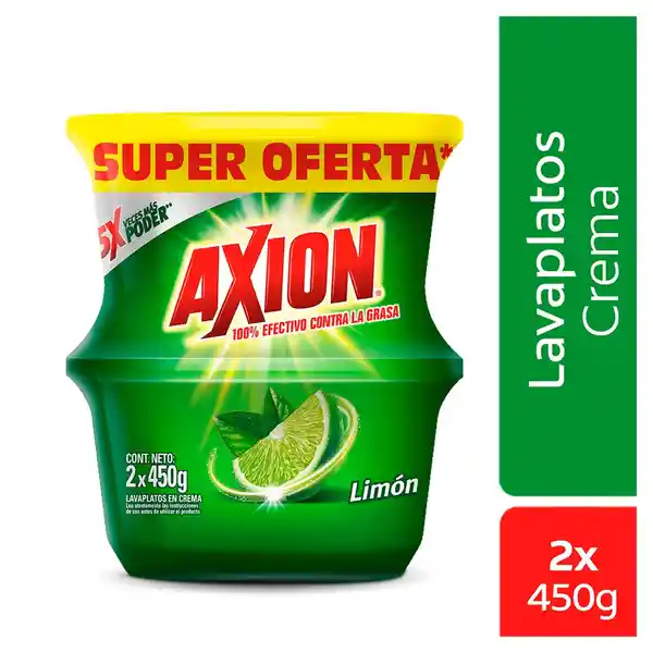 Axion Lavaplatos Crema Limón