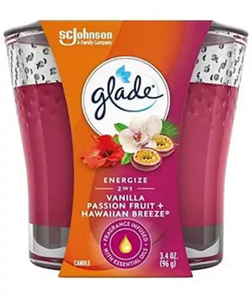 Glade Ambientador Vela Ámbar