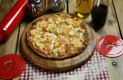 Pizza Camarón y Jamón