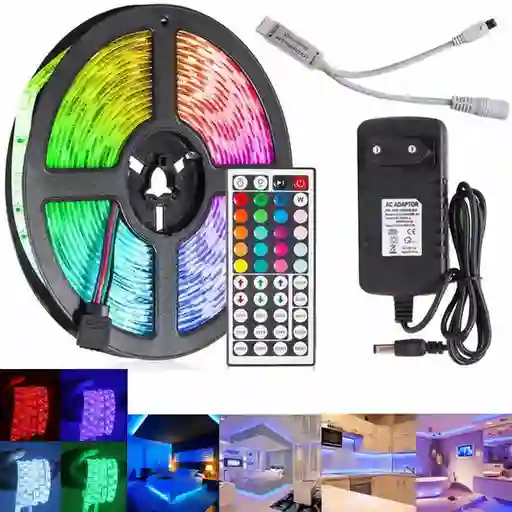 Rollo Cinta Led Rgb Completa X5m