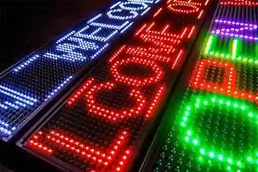 Letrero Led Genérico Unicolor 1 x 20 Programable