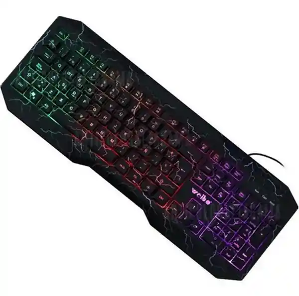 Weibo Teclado Iluminado Usb