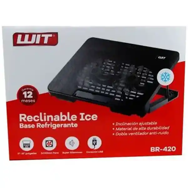 Wit Base Refrigerante 2 Ventiladores