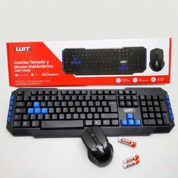 Wit Combo Teclado + Mouse Inalámbrico