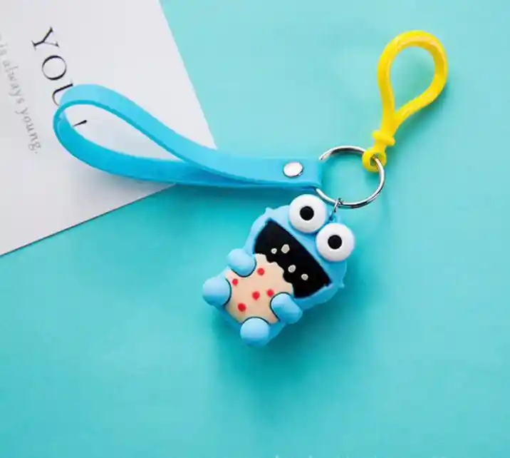 Llavero 3D monstruo Comegalletas