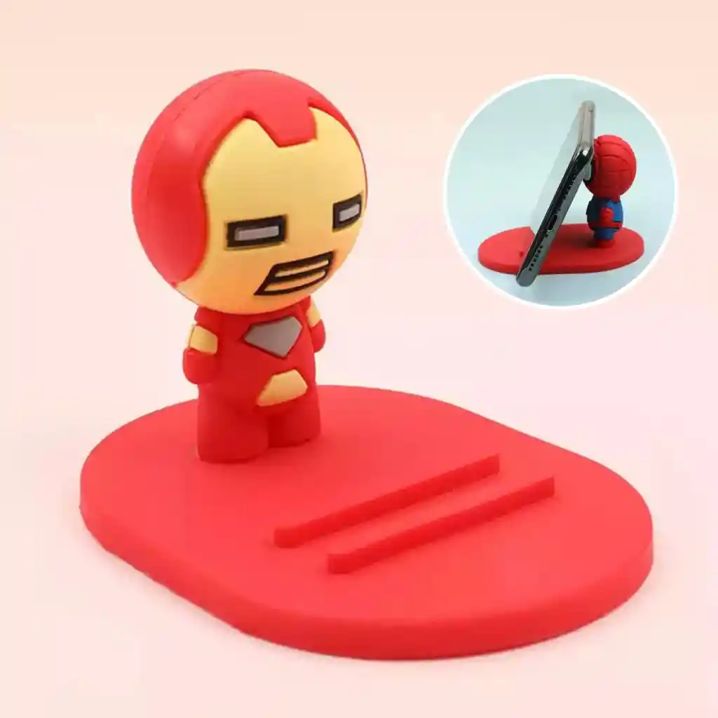 Soporte O Holder Para Celular Superhéroes Marvel Diseño Iron Man