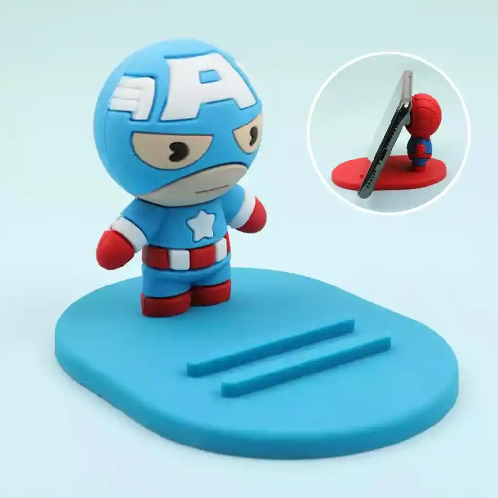 Soporte O Holder Para Celular Superhéroes Marvel Capitán América