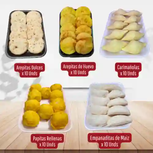 Combo típico x 50 unidades