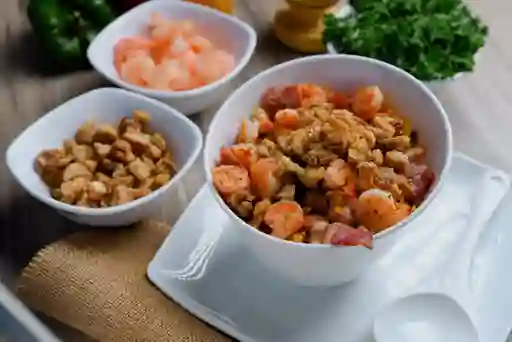 Arroz 7 Carnes con Chicharrón