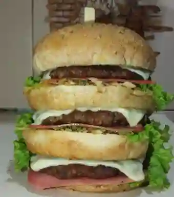 Hamburguesa Mega de Carne Desmechada