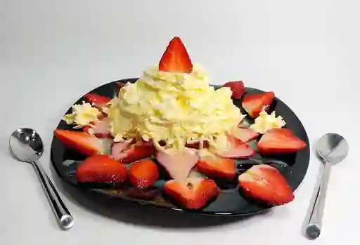 Fresas Crema con Queso