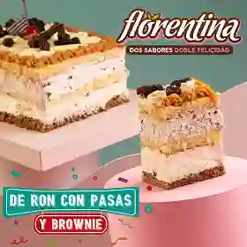 Florentina Brownie & Ron con Pasas