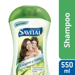 Shampoo Savital Colágeno 550Ml
