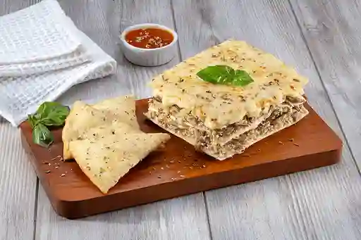 Lasagna Pollo y Champiñones