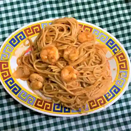 Espaguetis con Camarón Peq