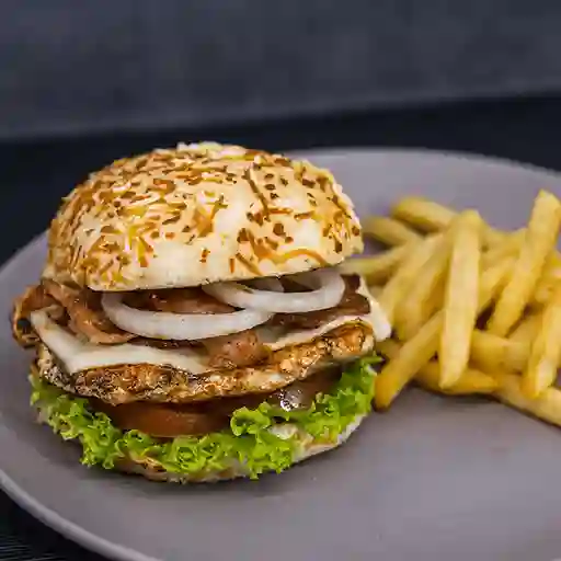 Hamburguesa Moos Pollo