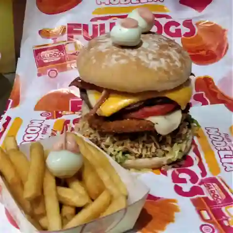 Combo Hamburguesa Mixta