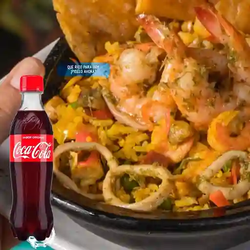 Combo Arroz Marinero y Coca Cola