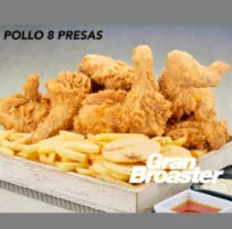 Pollo Broaster + Gaseosa Postobón 1 L