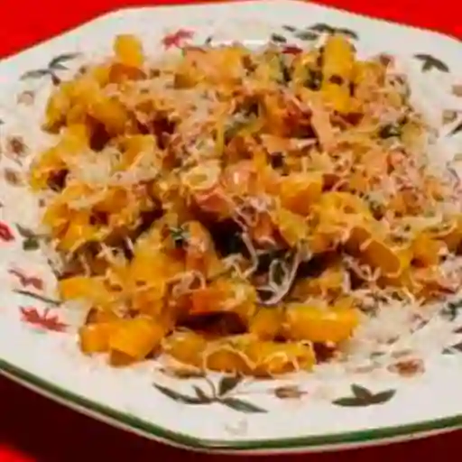 Pasta Carbonara con Zucchini