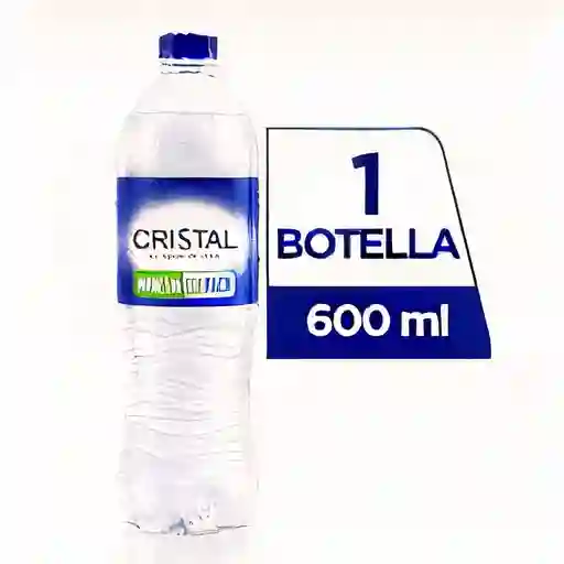 Agua Cristal Sin Gas 600 ml