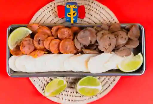 Butifarra, Chorizo, Bollo y Limón