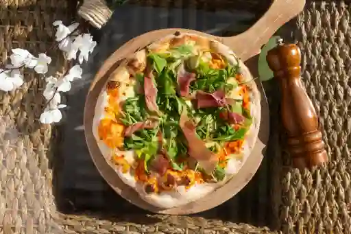 Pizza de Jamón y Rúgula