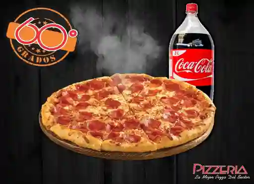 Pizza Familiar + Gaseosa 3lt